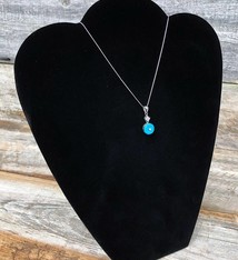 DCH1676 = Value Velvet Padded Necklace Easel 10-3/4"H