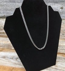 DCH1610 = Flocked Necklace Easel Multi Chain 8-1/4'' x 9-3/8''H (Pkg of 3)