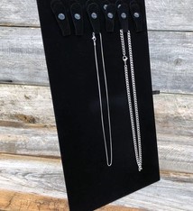 DCH1293S = VELVET NECKLACE or CHAIN TRAY INSERT with STAND and 6 SNAPS