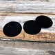 DIS1315 = Black Value Velvet Round Display Pad 3'' (Pkg of 3)