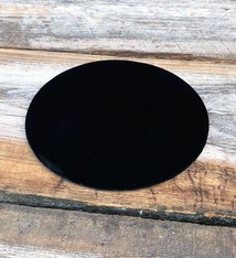 DIS1316 = Black Value Velvet Round Display Pad 5'' (Pkg of 3)