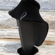 DCH1893 = Black Velvet Necklace Bust 7''H