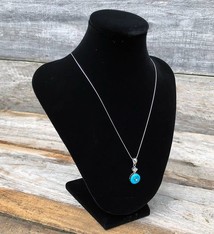 DCH1865 = Black Velvet Necklace Display 6-1/2'' x 4'' x 9-1/4'' H