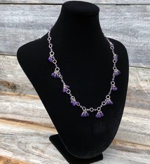 DCH1866 = Black Velvet Necklace Display 7-7/8'' x 5'' x 10-3/4'' H