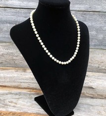 DCH1867 = Black Value Velvet Necklace Display 12-3/4''H x 8-3/4''W