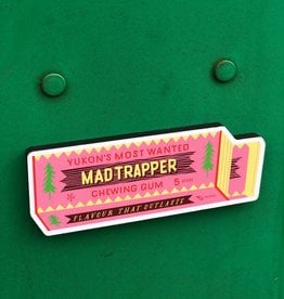 Mad Trapper Gum Magnet