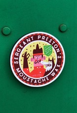 Sergeant Preston's Moustache Wax Magnet