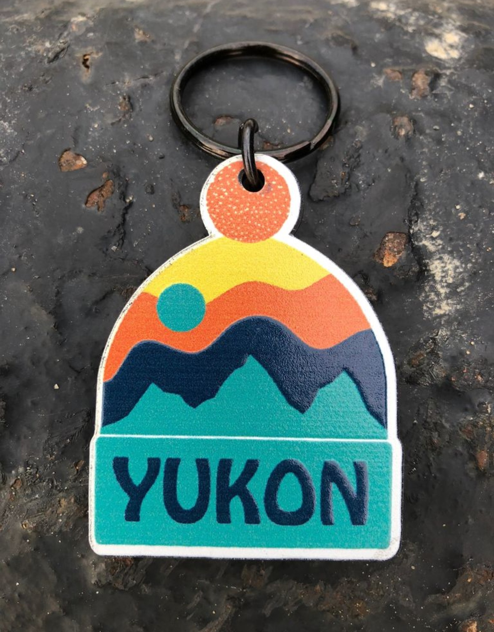 Yukon Toque Keychain-Orange