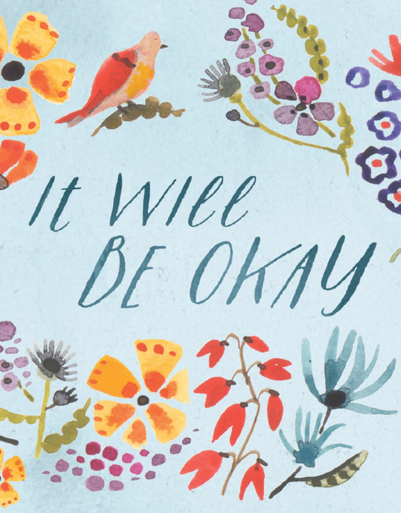 Floral Encouragement Card