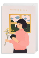 Thinking Of You Girl Card