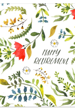 Retirement Floral Card