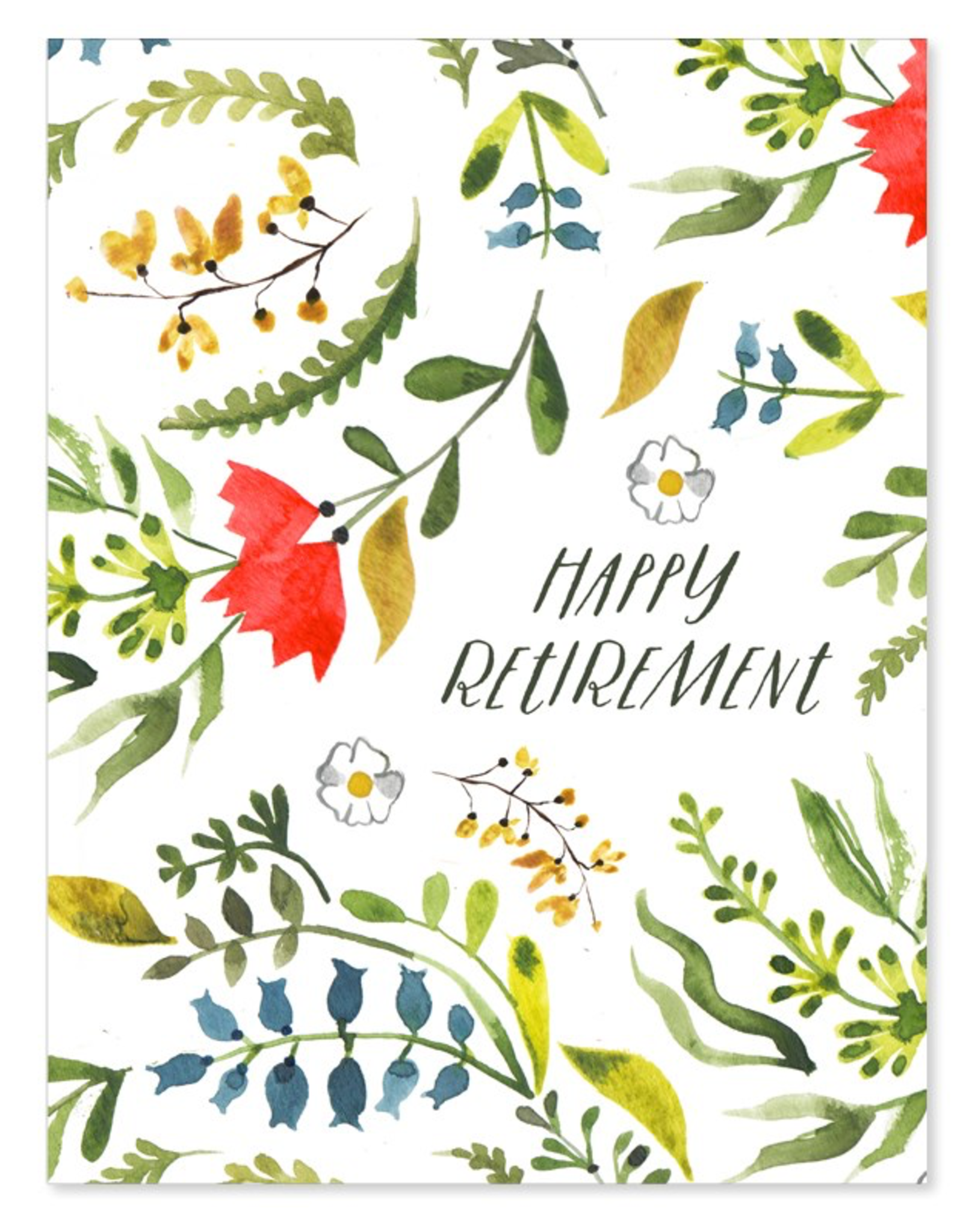 Retirement Floral Card