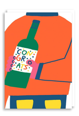 Congrats Bottle Card