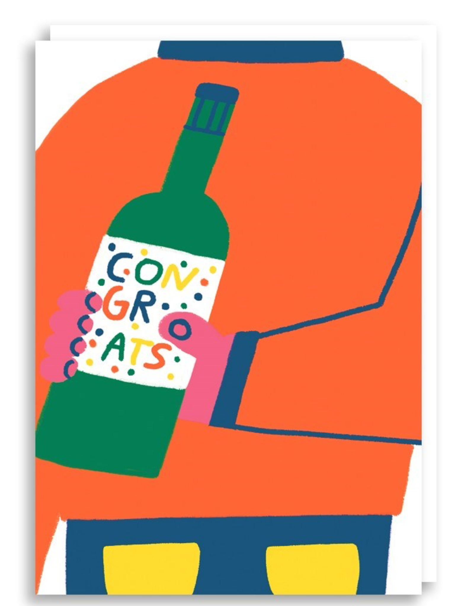 Congrats Bottle Card