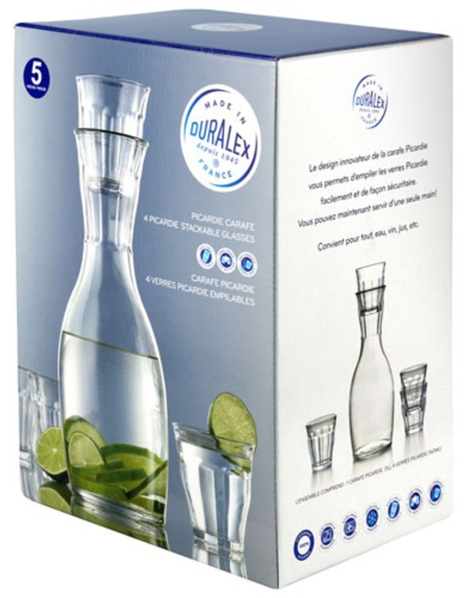 Duralex Picardie Wine Carafe Set