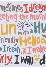 Daily Affirmations Tea Towel