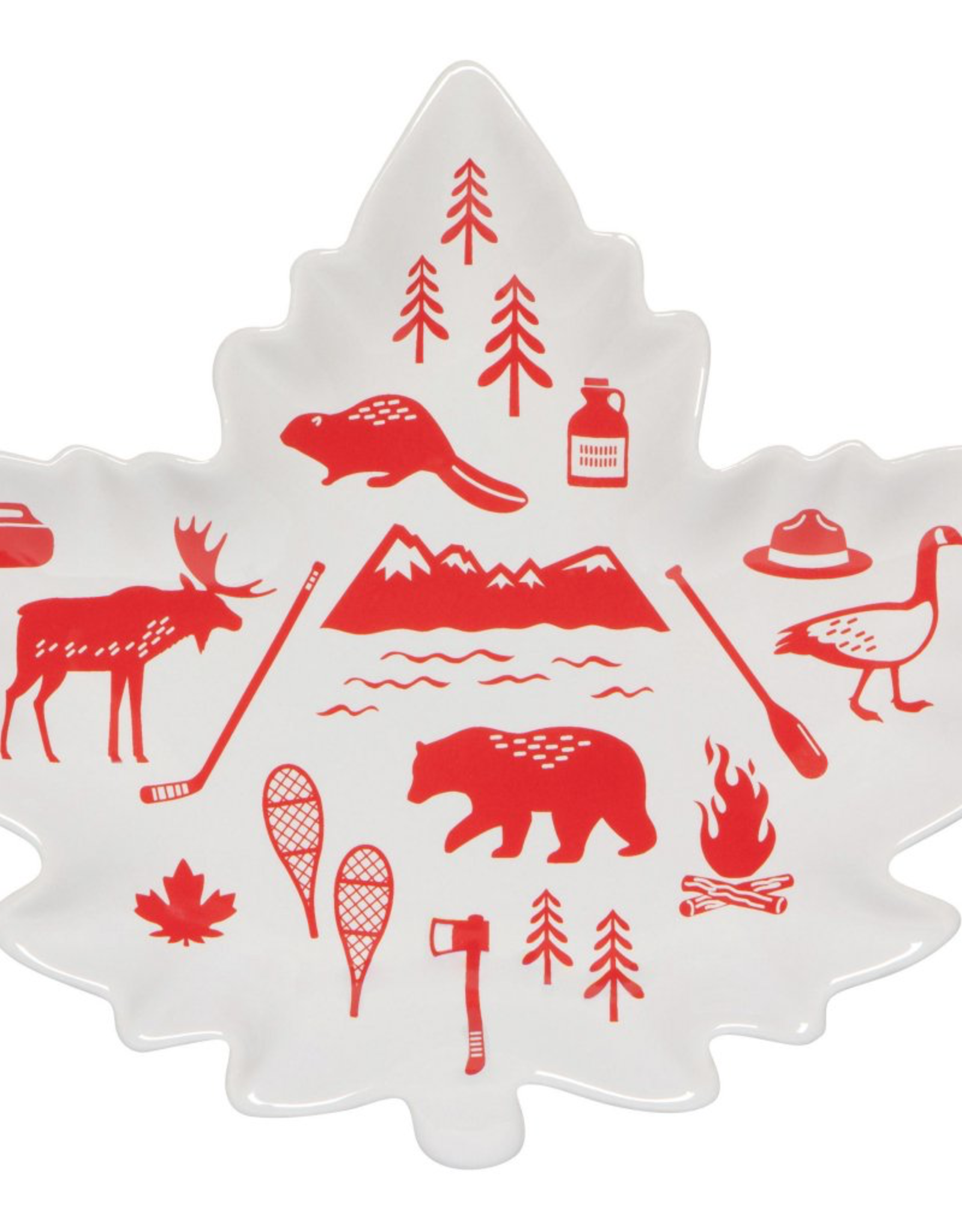 O Canada Shaped Dish