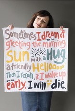 Daily Affirmations Tea Towel