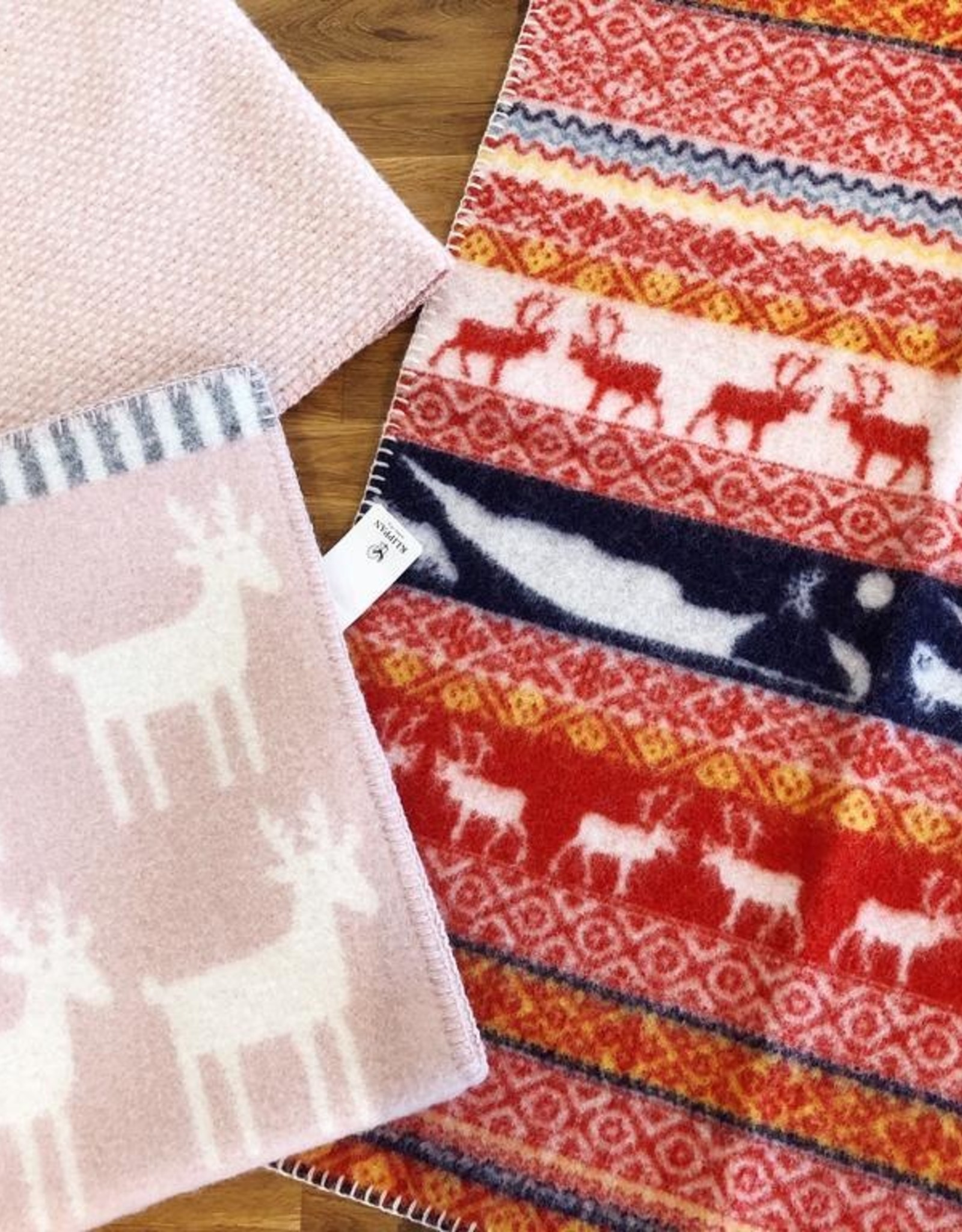 Domino Baby Blanket-Small Pink