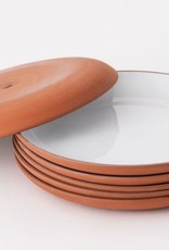 Garrido Stoneware Side Plate-Red