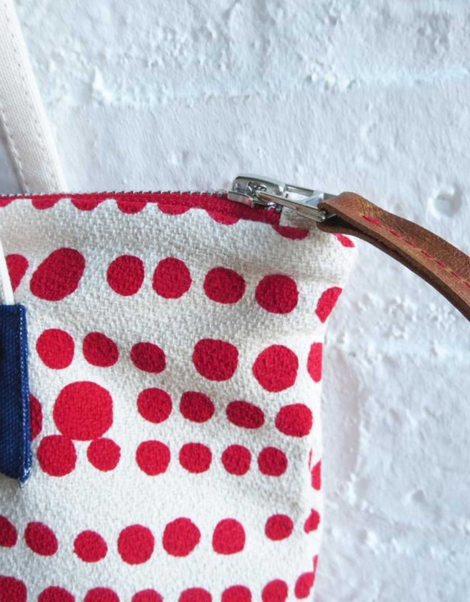 Hilary Barkcloth Tote - Red
