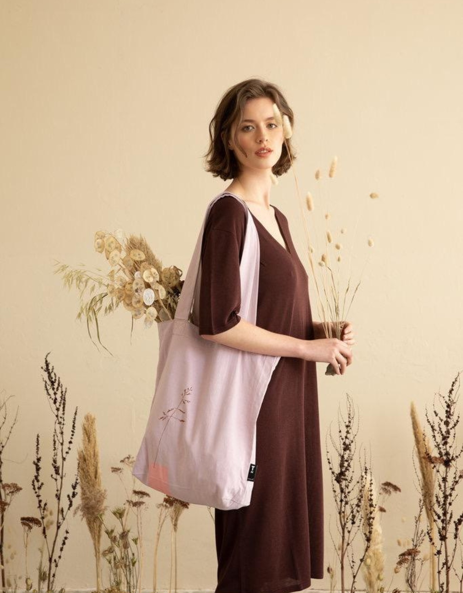 LInen Tote With Pouch Two Options