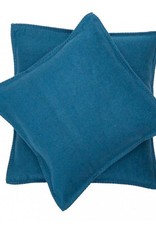 Blanket stitch cushion, atlantic