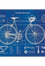 Poster Wrap Sheet - Bicycle Blueprint