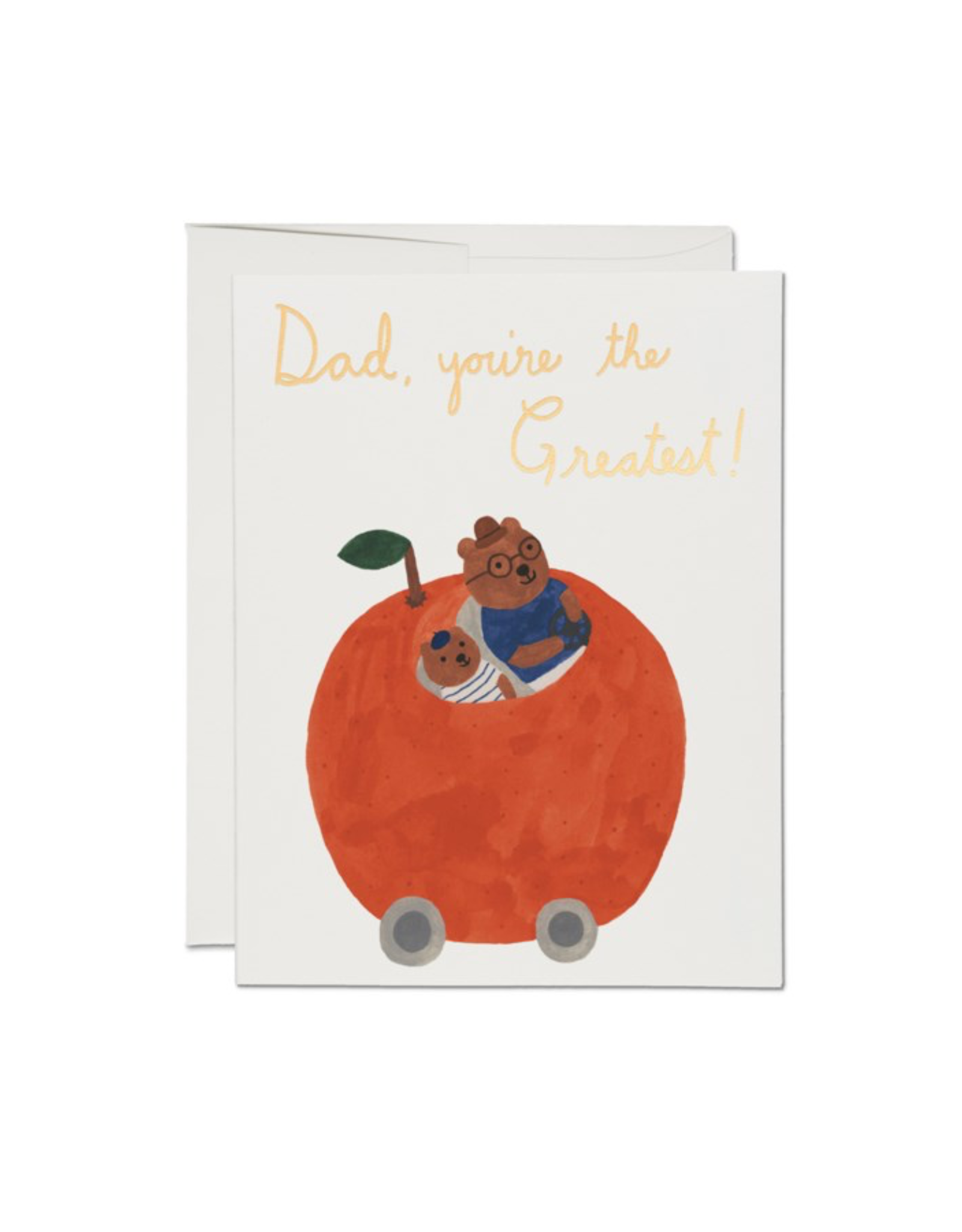 Orange Dad Card