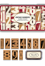 Vintage Numbers Stamp Set
