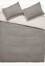 EQ3 Acadia Duvet Set Grey - Queen
