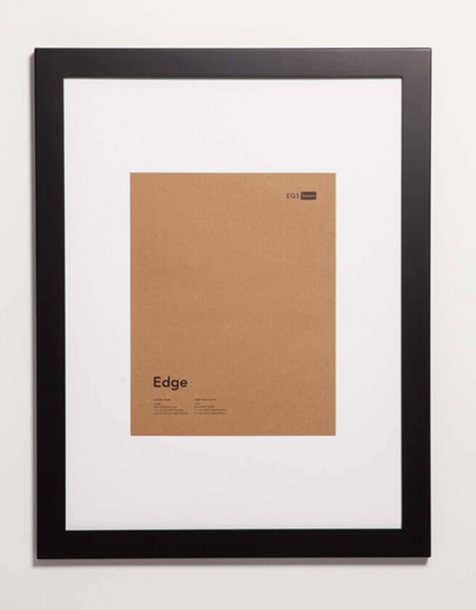 EQ3 Edge Picture Frame-Black Medium