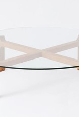 EQ3 Place Round Coffee Table Oak