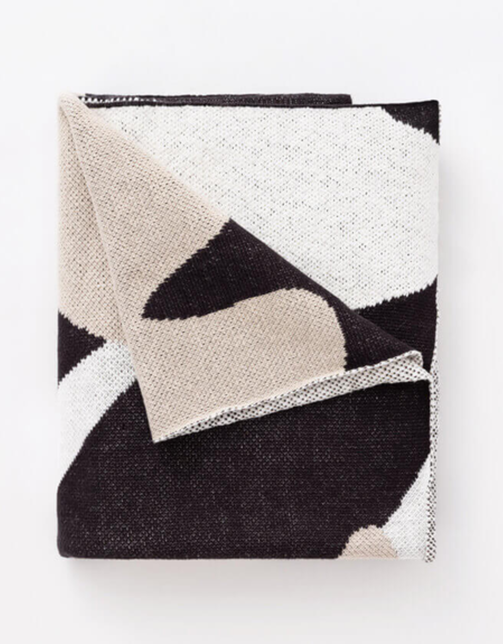 EQ3 Floral Throw-Black