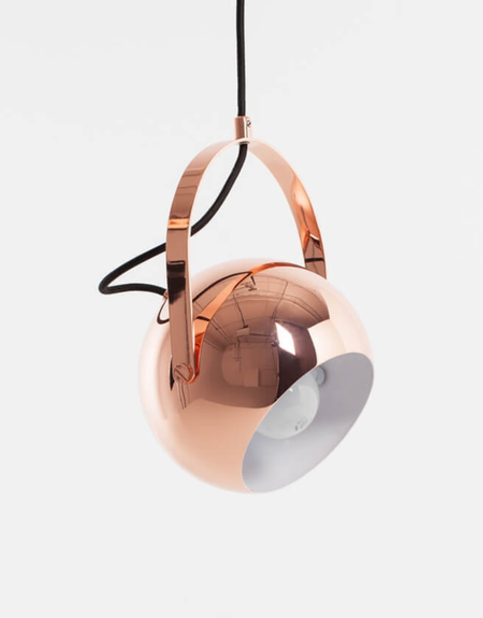 EQ3 Ball Pendant Lamp With Handle-Copper