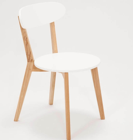 EQ3 Tate Dining Chair-White