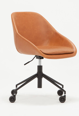 EQ3 Nixon Office Chair - Brown Leather