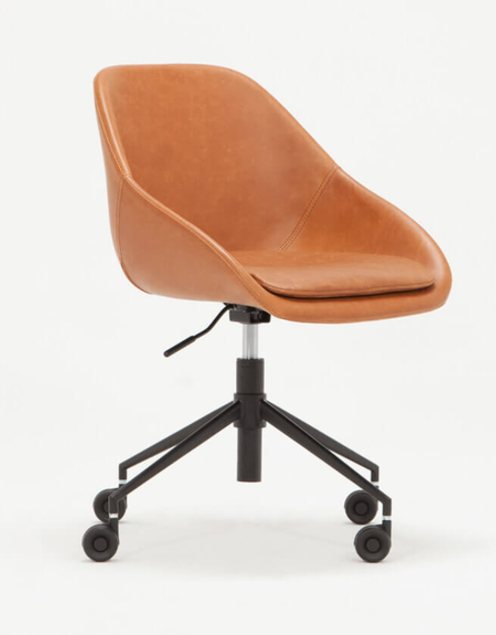 EQ3 Nixon Office Chair - Brown Leather