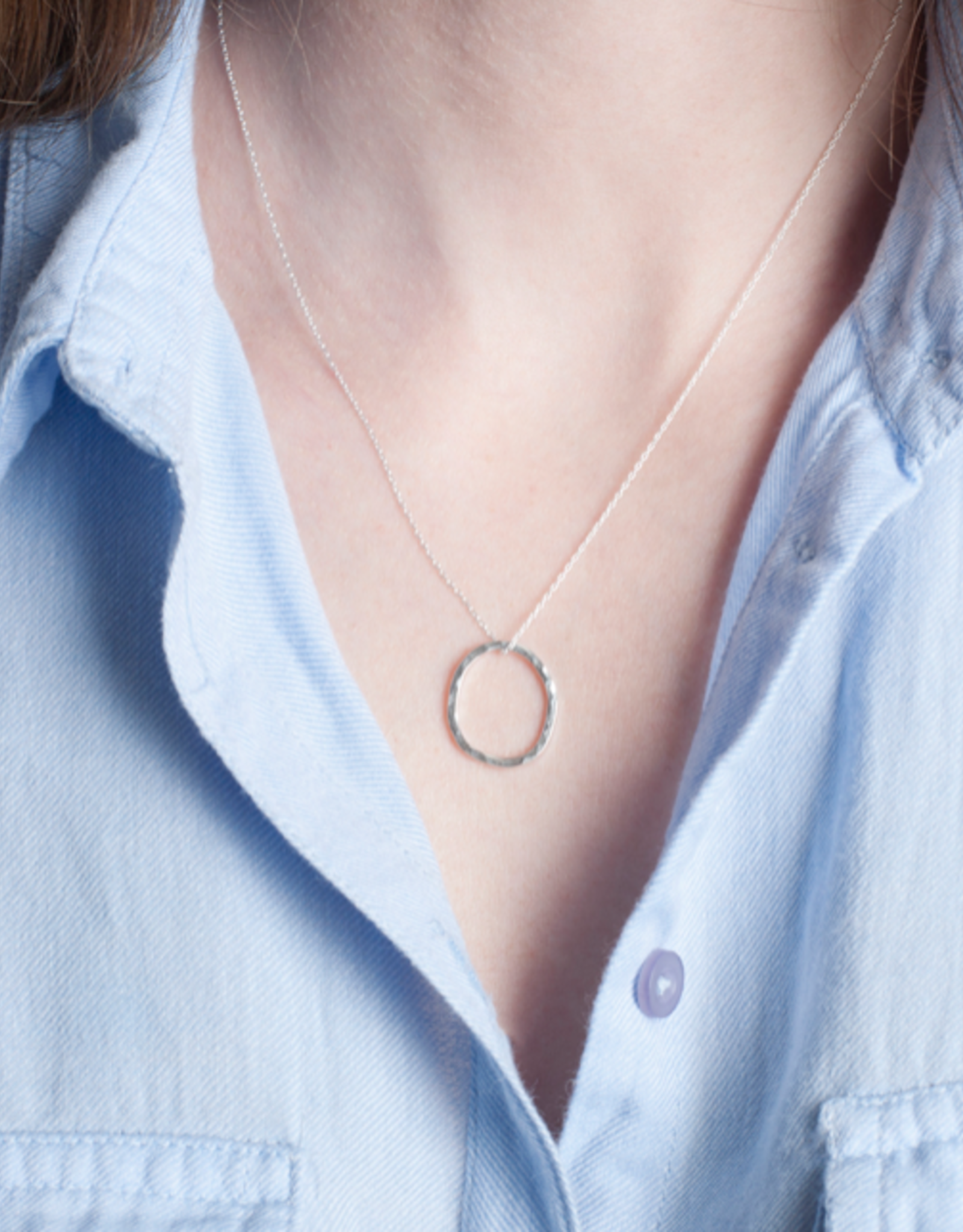 Home Necklace 18" Sterling Silver