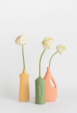 Porcelain Bottle Vase #7 Orange