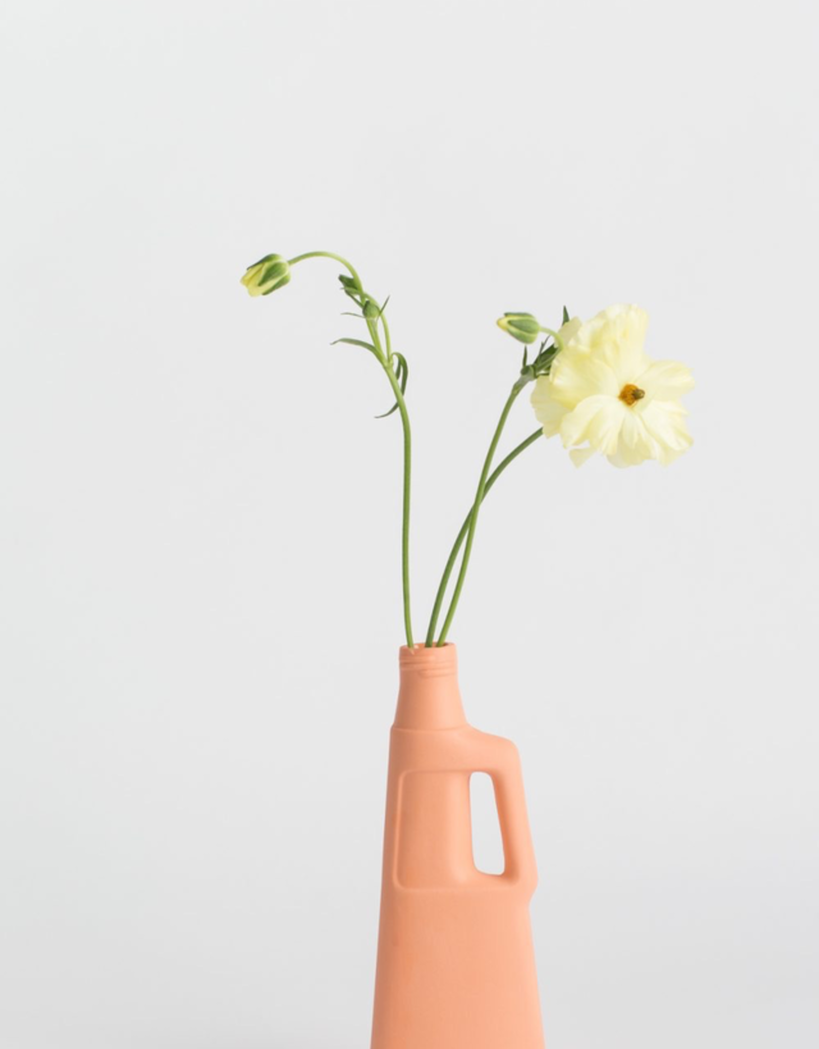 Porcelain Bottle Vase #9 Orange
