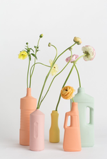 Porcelain Bottle Vase #9 Orange