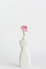 Porcelain Bottle Vase #8 White