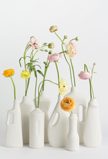 Porcelain Bottle Vase #8 White