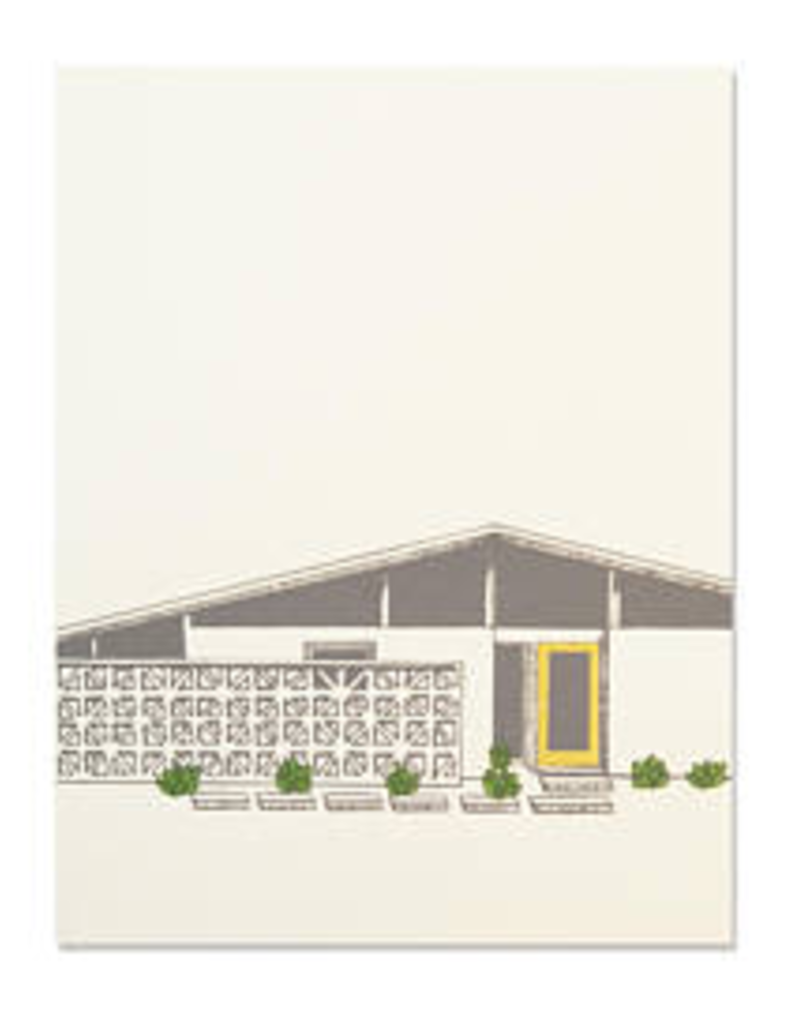 Mid Century House Yellow