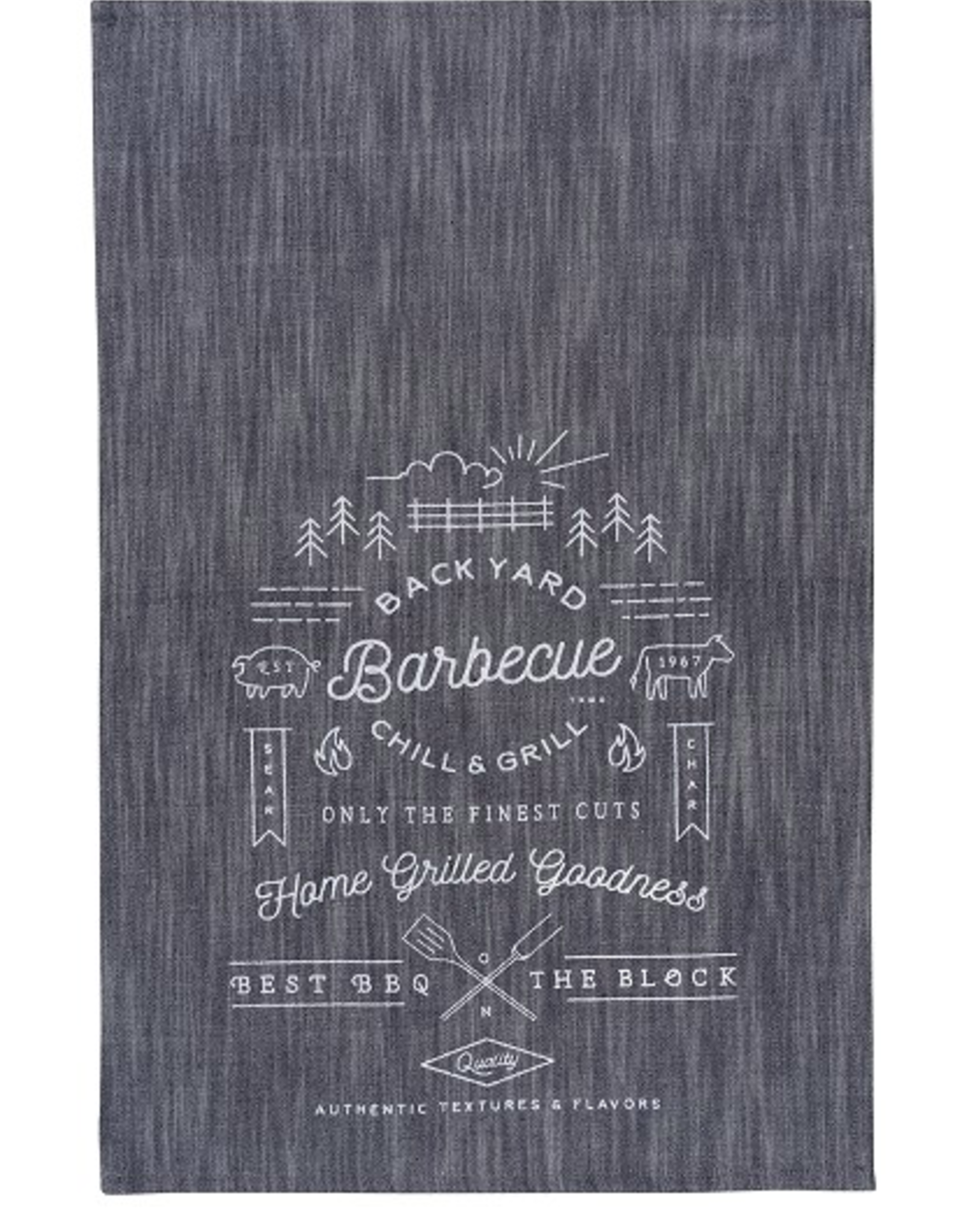 Backyard Barbecue Dishtowel