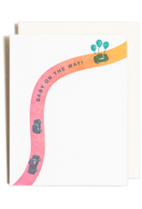 Baby on the Way Letterpress Card
