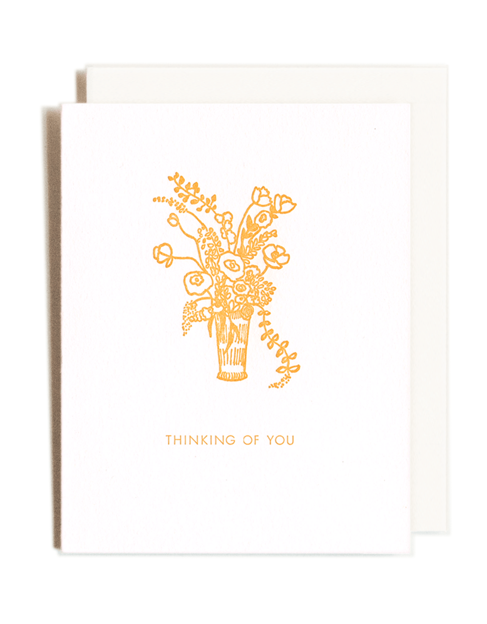 Thinking of You Letterpress Card