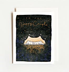 Wedding Tent Letterpress Card