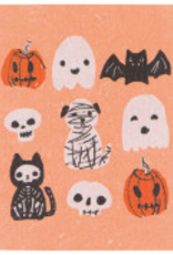 Happy Howloween Swedish Dishcloth